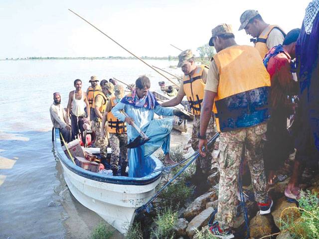 Army troops busy in relief, rescue efforts in Dadu