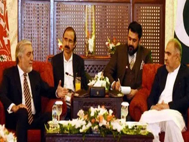 Abdullah Abdullah calls on Asad Qaiser, discusses bilateral ties