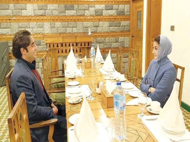 Maryam, Bilawal discuss politics over a cup of tea in Gilgit-Baltistan 