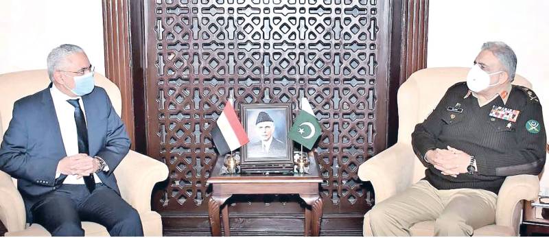 COAS for enhancing cooperation with Egypt in all spheres