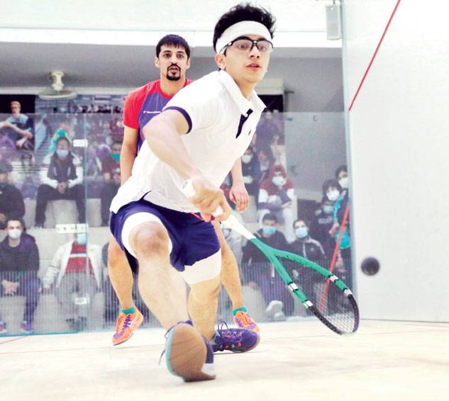 Waqas stuns Farhan as top seeds advance in Pakistan Int’l Squash