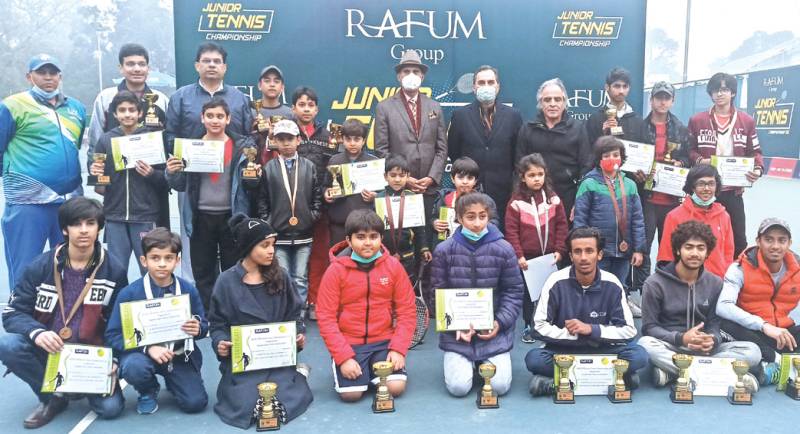 Titles for Faizan, Shaeel, Haniya in Rafum Punjab Junior Tennis