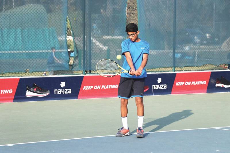 Faizan, Farman reach Millat Tractors Junior Tennis semis