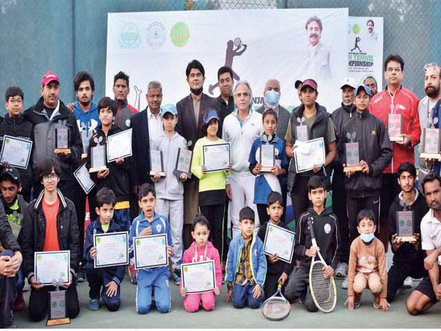 Ahmad, Haniya lift SBP Open Tennis singles titles