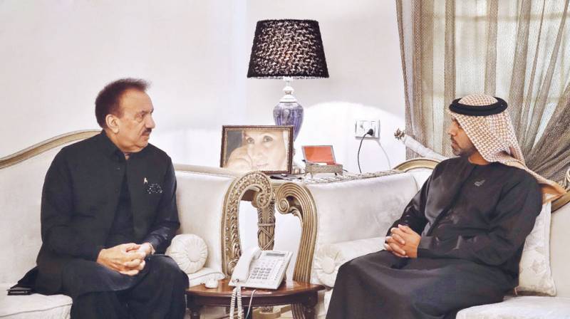 UAE envoy visits Rehman Malik 