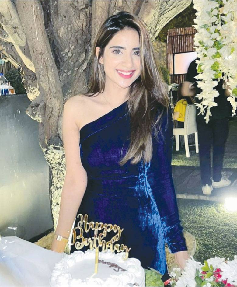 Saboor Aly celebrates birthday with a style