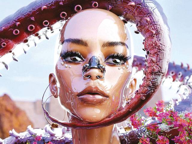 Doja Cat transforms into futuristic digital nymph