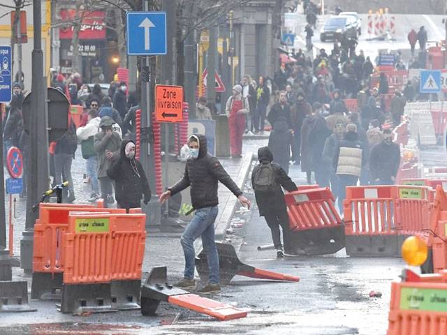 Belgian police hold suspects after looting during BLM protest 