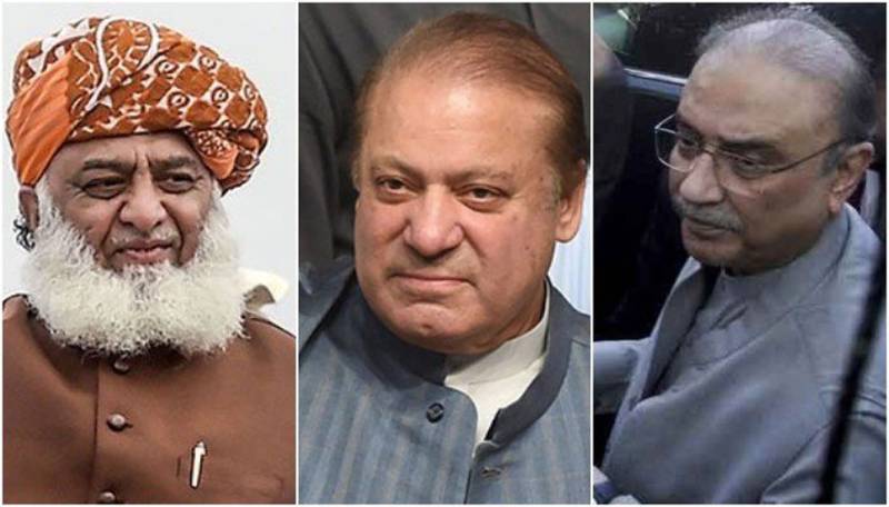 Nawaz, Zardari, Fazl discuss ‘future’ after Senate loss