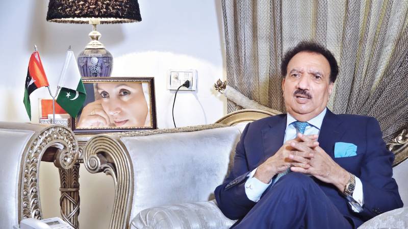 Rehman Malik fears Taliban, Daesh can do terrorist acts in Xinjiang