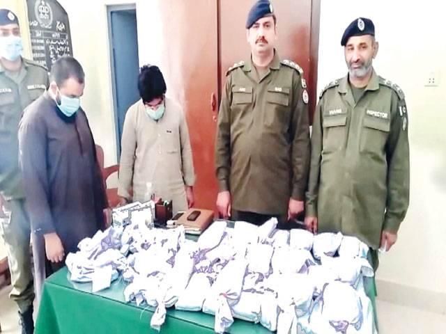 Okara police seize 36-kg narcotics, two dealers arrested