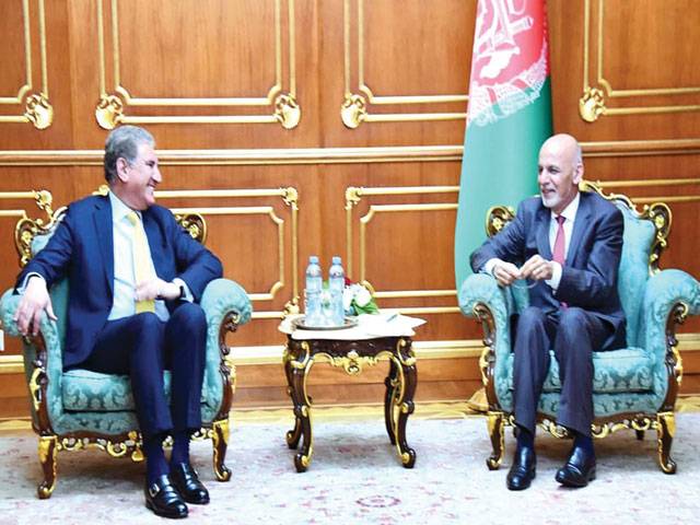 Afghan peace to ensure regional progress, Qureshi tells Ghani