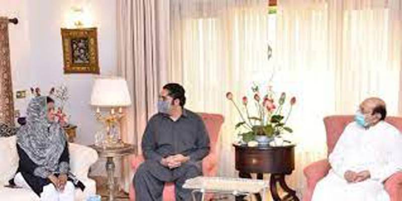 Bilawal condoles with Qaim Ali Shah, Nafeesa Shah