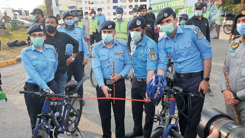 IG Islamabad inaugurates cycle patrol unit 