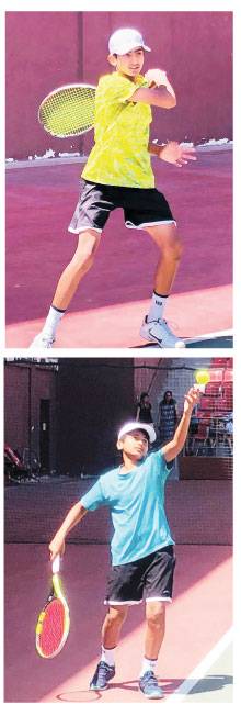 Hussnain, Hamza advance in Tajikistan Tennis Federation Cup