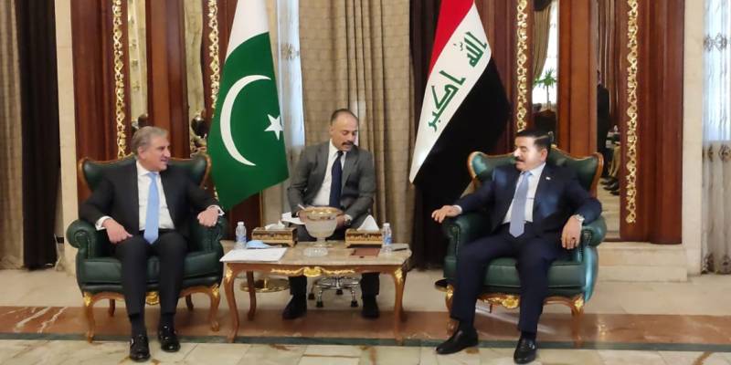 FM Qureshi, Iraqi defence minister discuss regional security