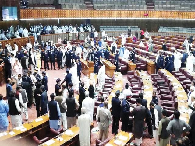 Grotesque spectacle in National Assembly