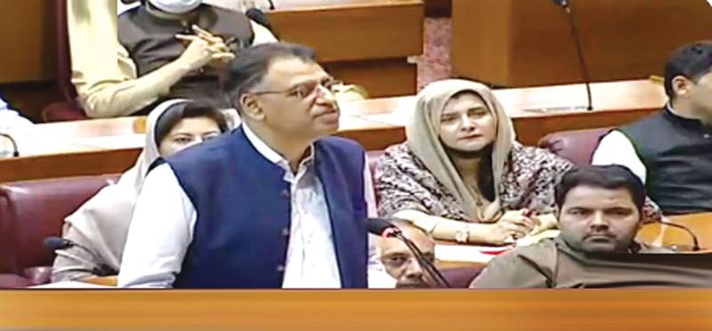 Asad Umar counters  Shehbaz speech, stresses economic turnaround