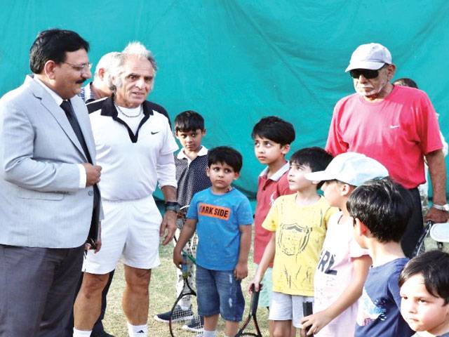 DG SBP inaugurates 2-month Summer Tennis Camp