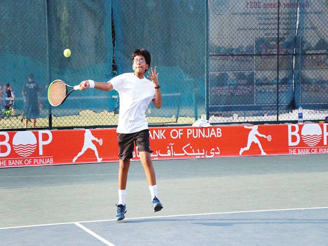 Abubakar, Omer, Nabeel, Hamza enter BoP Jr Tennis U-12 semis