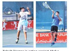 Bilal, Uzair enter BoP Junior Ranking Tennis U-18 final