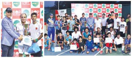 Bilal, Amna, Asad claim double crowns in BoP Junior Ranking Tennis Championship