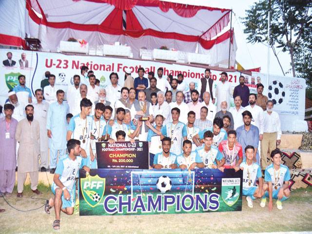 Balochistan Bazigars clinch National U23 Football trophy