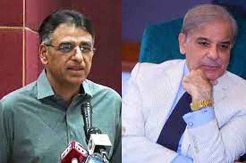 Asad Umar asks Shehbaz Sharif to keep CPEC out of politics