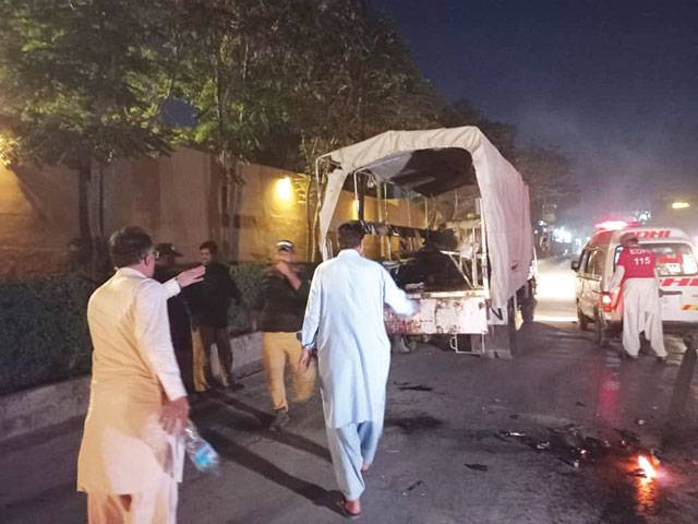 2 policemen martyred, 8 wounded in bike bomb blast in Quetta