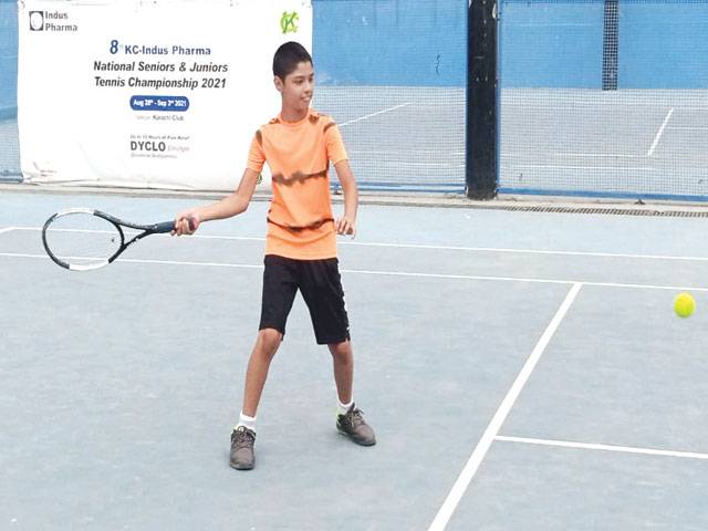 Zubair stuns Mahatir in KC Indus Pharma National Tennis QFs