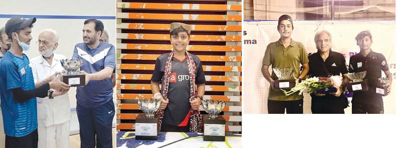 Hasheesh, Zohaib win double crowns in KC Indus Pharma National Tennis