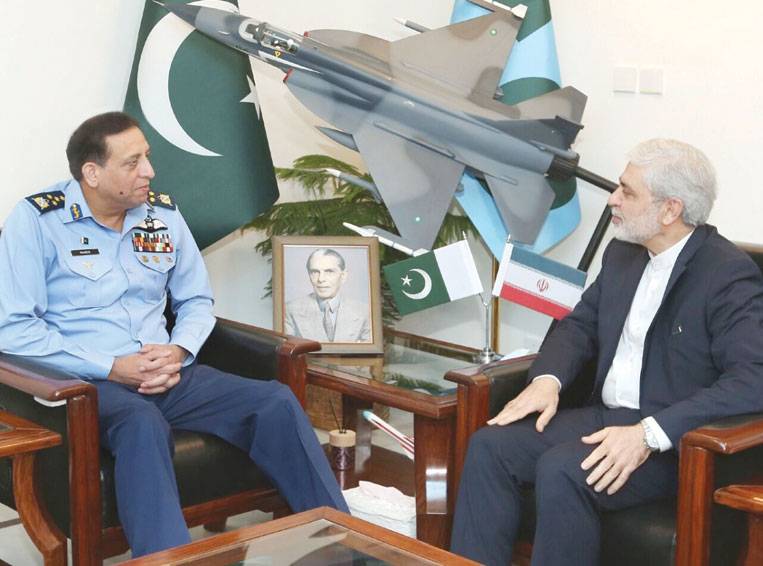 Iranian envoy calls on Air Chief