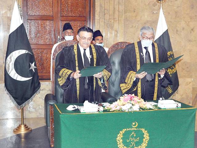 Justice Bandial takes oath as Acting CJP