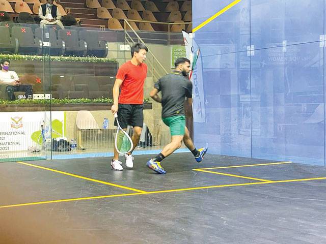 Tayyab squeezes into CAS Int’l Squash semis