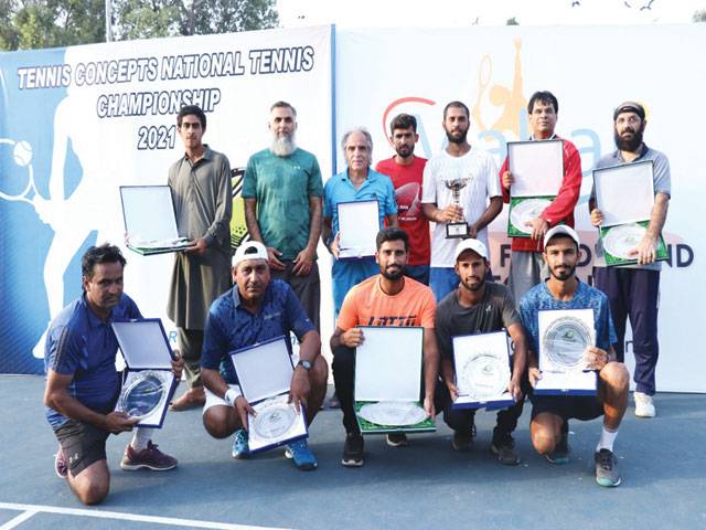 Muzamil, Abid/Huzaifa, Talha/Ashar win Concepts Open Tennis titles