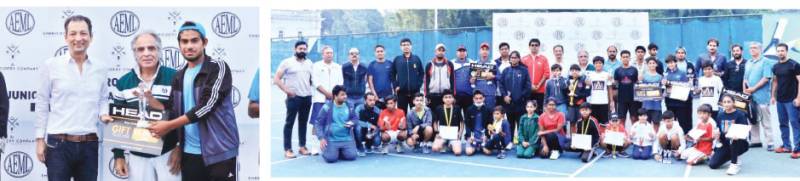 Abdullah, Ahtesham, Abubakar win titles in Ali Embroidery Junior National Tennis