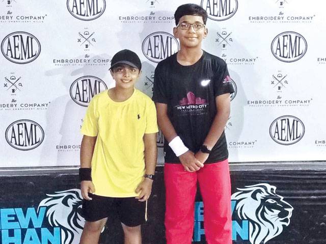 Abdullah/Mahatir, Asad/Humayun, Abubakar/Zohaib win doubles titles in Ali Embroidery National Jr Tennis