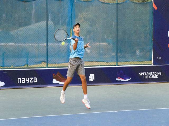 Ahtesham beat Asad again in Nayza All Pakistan Jr Tennis