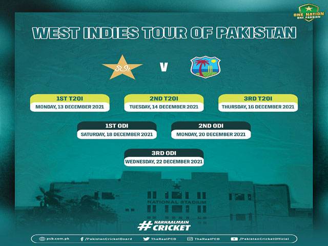 west indies tour to pakistan