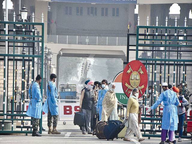 Sikh pilgrims reach Lahore through Wagah border to attend Guru Nanak's birth celebrations