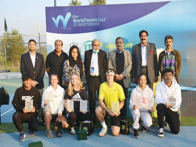 USA’s Mujtaba and Taylor lift ITF Pakistan Int’l Juniors Tennis titles