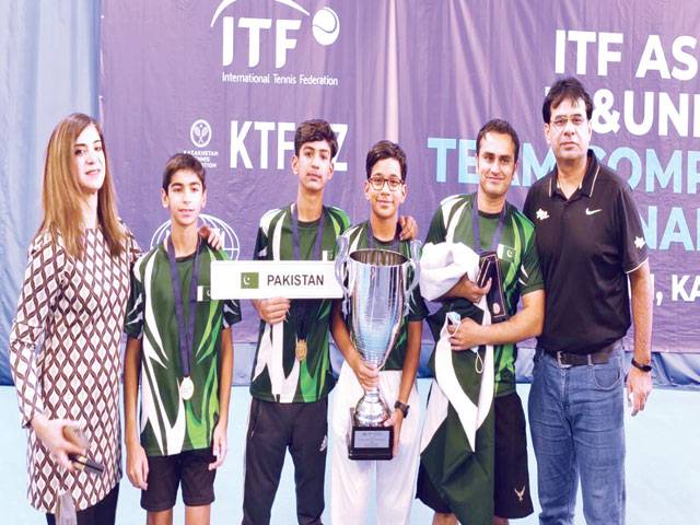 Pakistan beat Kazakhstan 2-1 in U-12 ITF Asia Tennis final