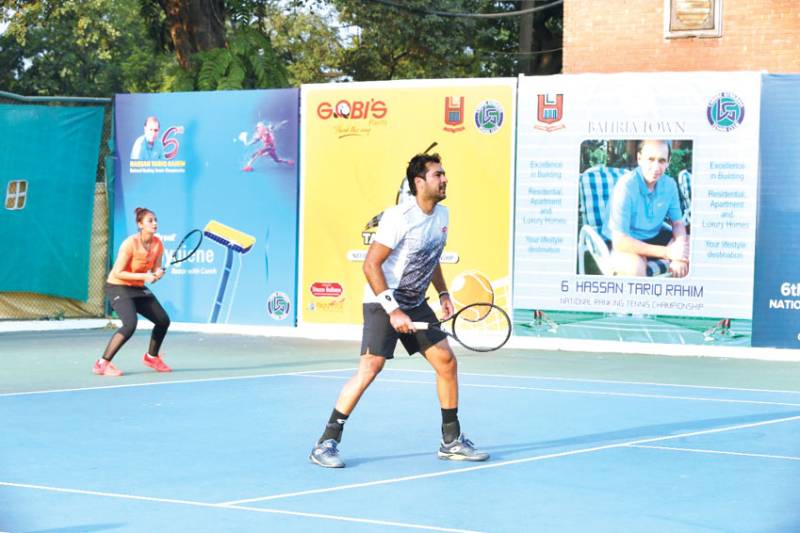 Muzammil, Shoaib, Ushna, Sarah in HTR Ranking Tennis final