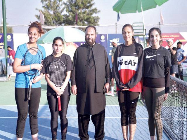 Ushna/Noor lift ladies doubles title in Federal Cup National Tennis