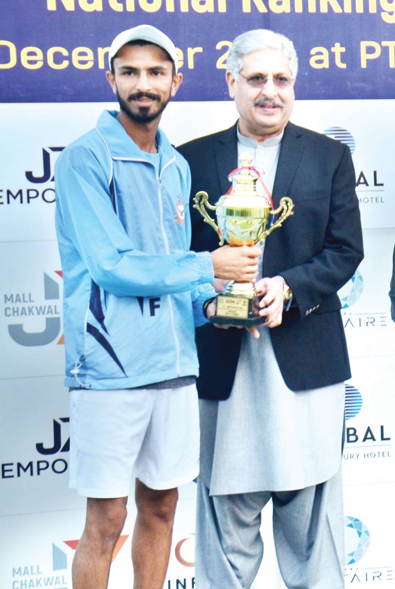 Shoaib stuns Aqeel in Federal Cup Tennis men’s singles final