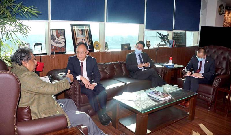 Nong Rong, Zaidi discuss CPEC energy, Gwadar development projects