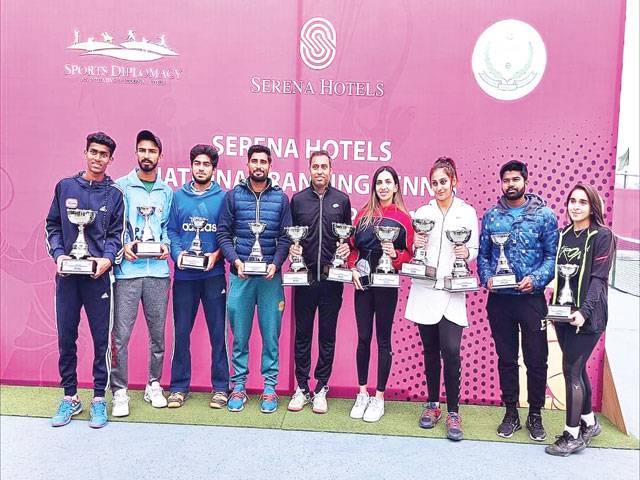 Aqeel, Ushna lift 6th Serena Hotels National Tennis titles