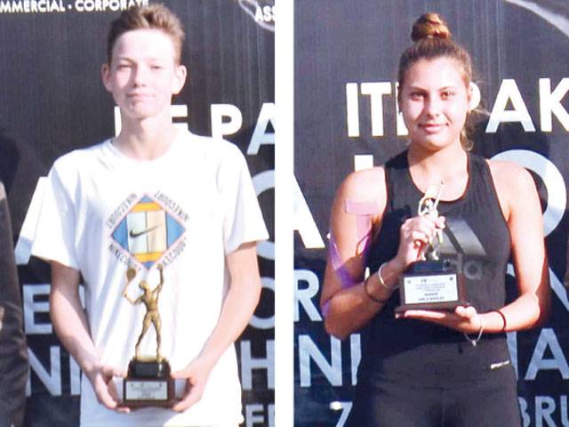 Ivan, Andra clinch ITF Pakistan World Jr Tennis boys, girls titles