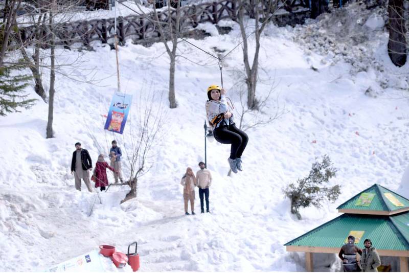 Kalam Snow Sports Festival attracts tourists to scenic places