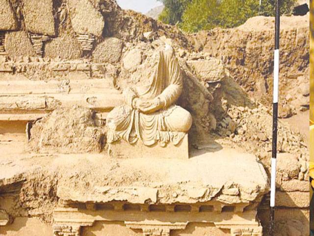 Archeology Dept discovers 400 Buddhist antiques from single site in Swabi